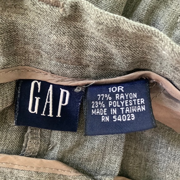 Gap Womens Rayon Blend Gray Pants 10R - Picture 2 of 5